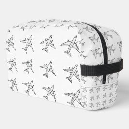 Trousse De Toilette Airplane Pattern Pouch