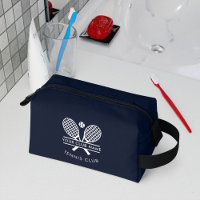Ajouter Votre Nom Club Tennis Icônes Marine Bleu