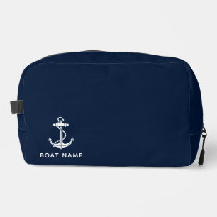 Trousse De Toilette Ancre nautique Blue Boat  Custom Cruise Swag