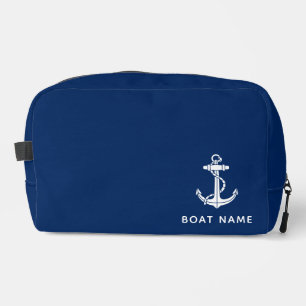 Trousse De Toilette Ancre nautique Blue Boat Custom Cruise Swag