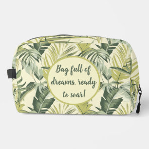 Trousse De Toilette Aquarelle Eucalyptus Motif Feuille