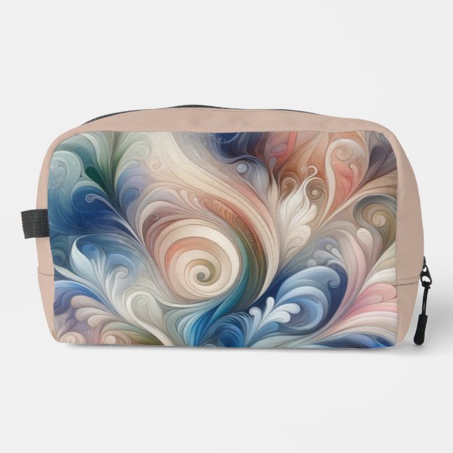 Trousse De Toilette Aquarelle Imaginaire Floral Romantique Motif (Recto)