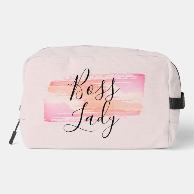 Trousse De Toilette Aquarelle Peinture éclats Boss Lady (Verso)