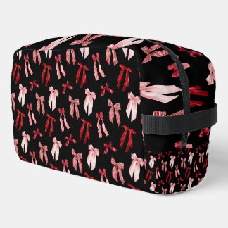 Trousse De Toilette Arcs rouges sur arrière - plan noir