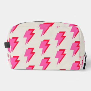 Trousse De Toilette Arrière - plan rose éclair Motif Y2K