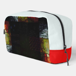 Trousse De Toilette Art numérique de distorsion abstraite de coup d'œi