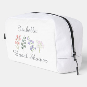 Trousse De Toilette Baigneuse de mariage bohème aquarelle de fleurs sa