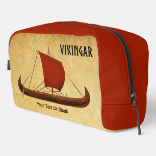 Trousse De Toilette Bateau viking à voile rouge II