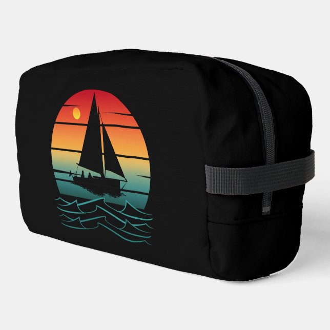 Trousse De Toilette Bateau vintage (Coin gauche)