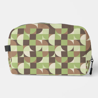 Trousse De Toilette Bauhaus Mid Century Moderne Feuille et Arbre Rétro