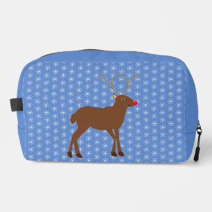 Trousse De Toilette Belle renne de Noël avec nez rouge