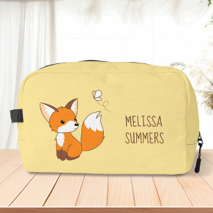 Trousse De Toilette Beurre de surveillance Little Fox sur Jaune