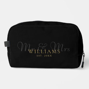 Trousse De Toilette Black And Gold M. Et Mme Mariage