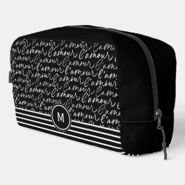 Trousse De Toilette Black & White "Paris drey"