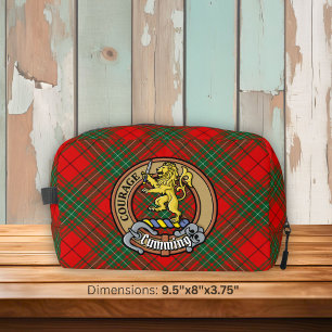 Trousse De Toilette Blason de Clan Cumming sur tartan