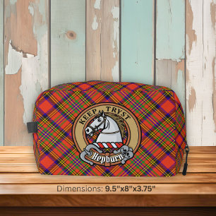 Trousse De Toilette Blason de Clan Hepburn sur tartan