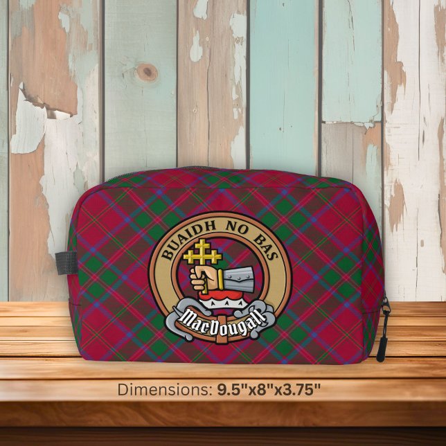 Trousse De Toilette Blason du clan MacDougall sur tartan (Créateur téléchargé)