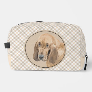 Trousse De Toilette Bloodhound Peinture rouge mignon odeur chien art