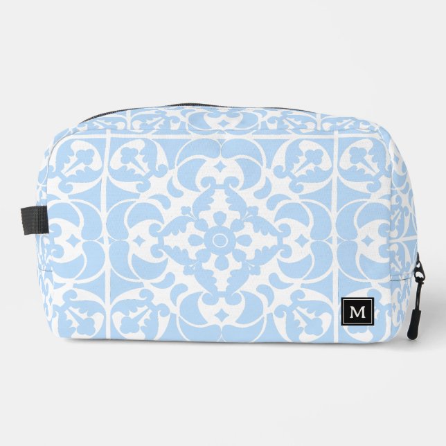 Trousse De Toilette Blue Azulejos portugais espagnol méditerranéen (Recto)