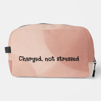 Trousse De Toilette Blush mat et rose poussiéreux art IA