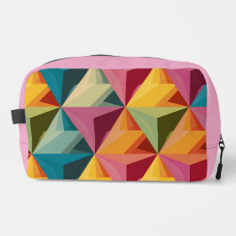 Trousse De Toilette Bold Geometric Triangle Pattern