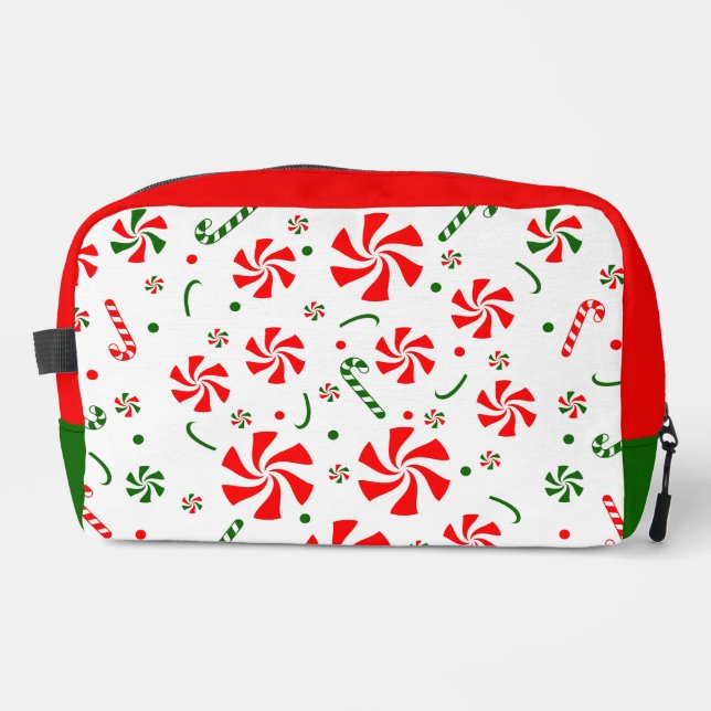 Trousse De Toilette Bonbons à la menthe de Noël (Recto)