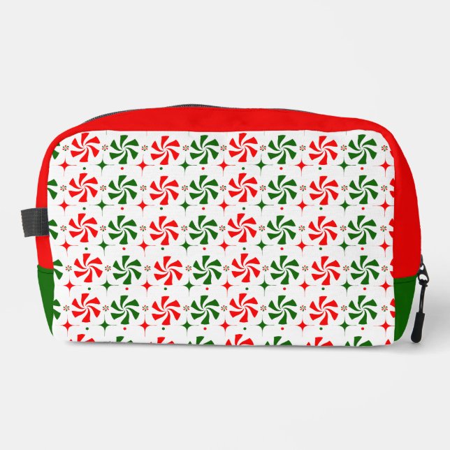 Trousse De Toilette Bonbons à la menthe de Noël (Recto)