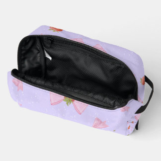 Trousse De Toilette Bow fraise