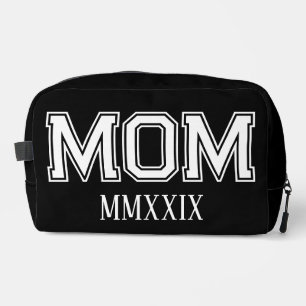 Trousse De Toilette Cadeau de chiffres romains 'Maman' personnalisable