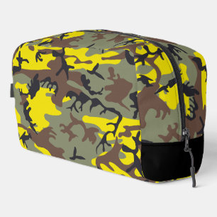 Trousse De Toilette Camouflage jaune et Brown, Militaire, Armée