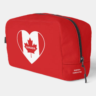 Trousse De Toilette CANADA Love nom personnalisé
