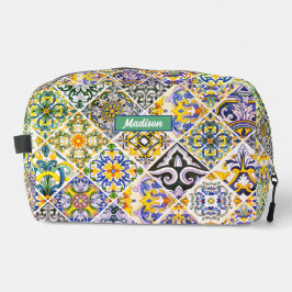 Trousse De Toilette carreaux méditerranéens mexicains, marocains, sici