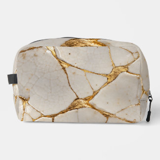 Trousse De Toilette Céramique Fêlée Or Kintsugi Japonais