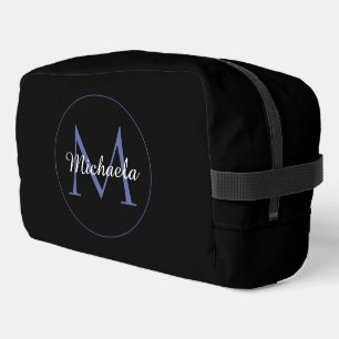 Trousse De Toilette Cercle minimal moderne nom initial monogramme mode