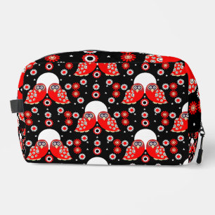 Trousse De Toilette Chouette d'art populaire