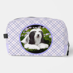 Trousse De Toilette Collie hardie Black Peinture Cute Dog Art