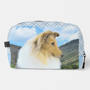 Trousse De Toilette Collie Peinture Rough Sable Merle Original Chien A
