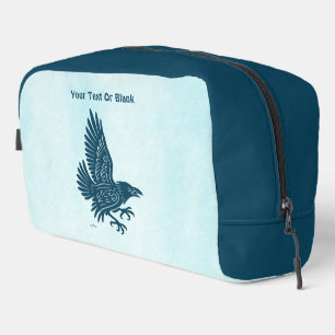Trousse De Toilette Corbeau bleu dansant