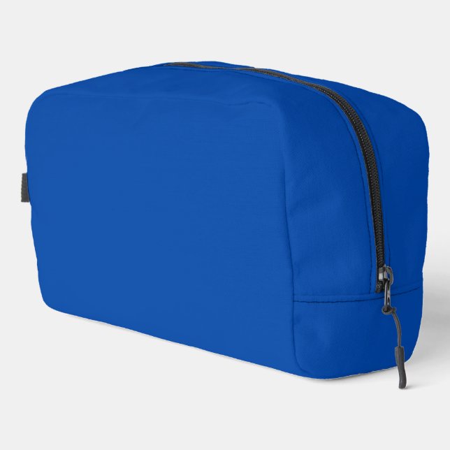 Trousse De Toilette Couleur solide bleu Cobalt (Coin droit)