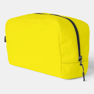 Trousse De Toilette Couleur uni jaune canari