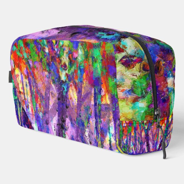 Trousse De Toilette Couleurs Conduroy Tendance Pleine Vive (Coin droit)