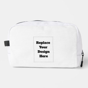 Trousse De Toilette Créez Votre Propre blanc