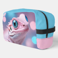 Cuisine Petit Lézard Rose aux Grands Yeux Bleus
