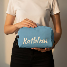 Trousse De Toilette Custom Denin Travel Pouch For Mother's Day Gift