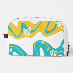 Trousse De Toilette Daisy Groove - Turquoise et Jaune