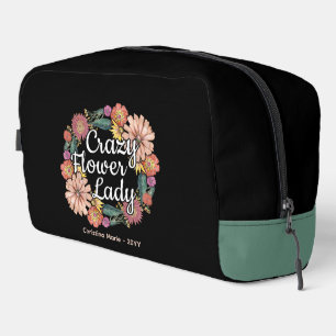 Trousse De Toilette Dame Fleur Folle - Jardinière de Zinnia