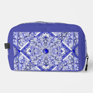 Trousse De Toilette Dentelle en céramique Bleu de Grèce