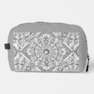 Trousse De Toilette Dentelle en céramique Gris