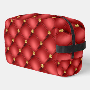 Trousse De Toilette Diamants Rouge Or Toupet
