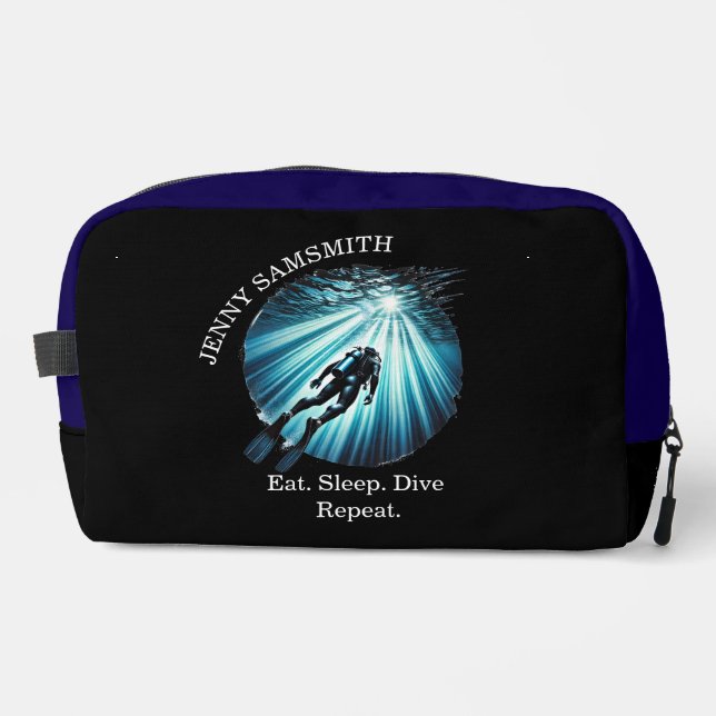 Trousse De Toilette Dive Deep, Live Bold : Scuba Fun! (Recto)